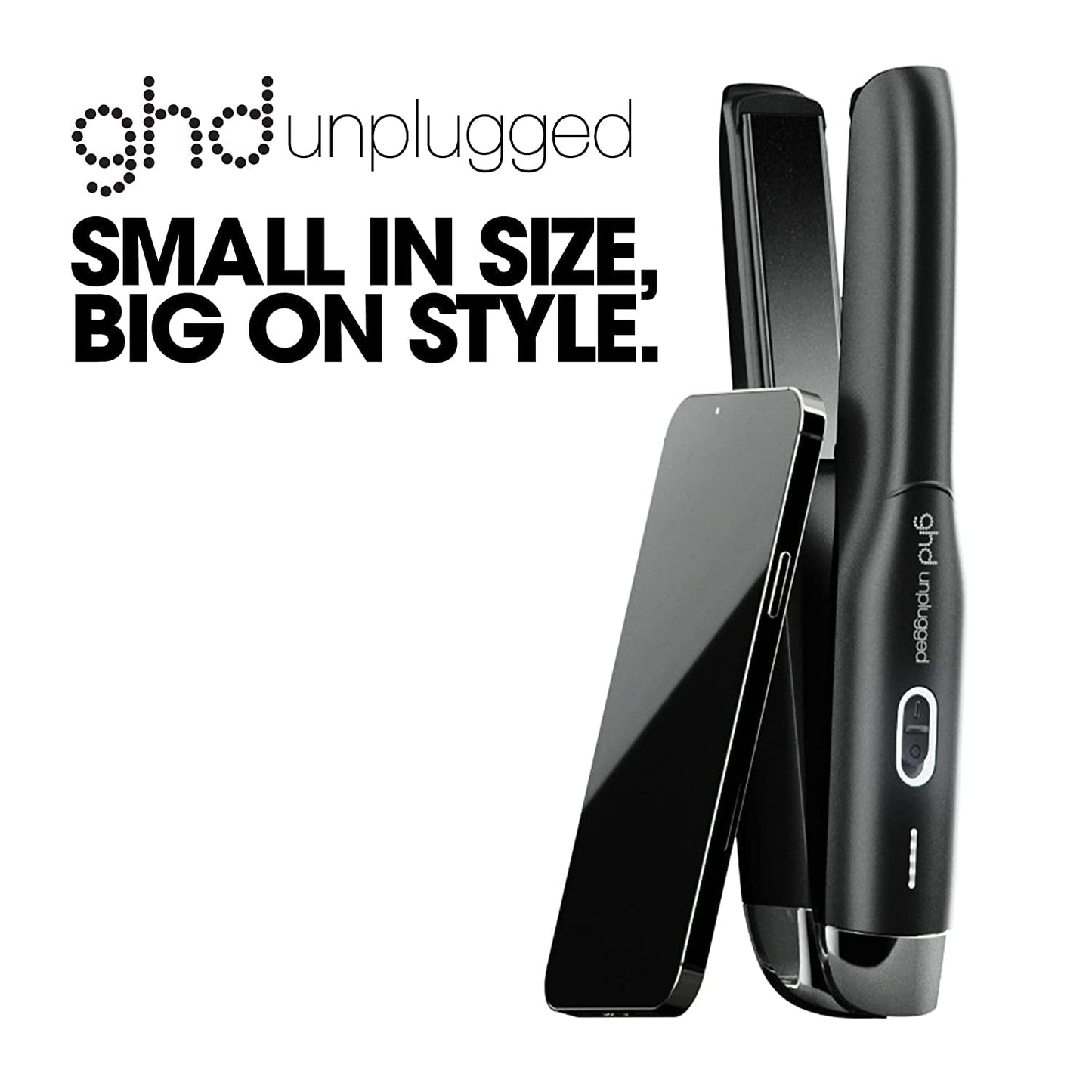 GHD Unplugged Styler - Cordless Flat Iron for Effortless Styling Anywhere