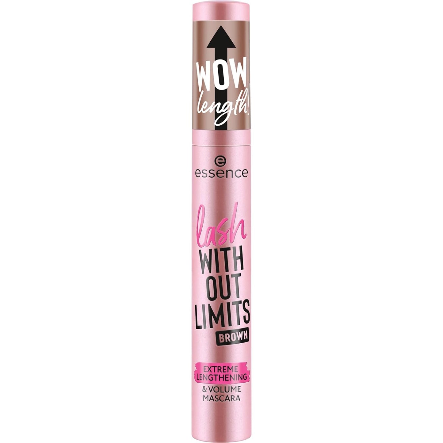 Essence Lash Without Limits Mascara - Extreme Lengthening & Volume in Brown | Vegan, Cruelty-Free