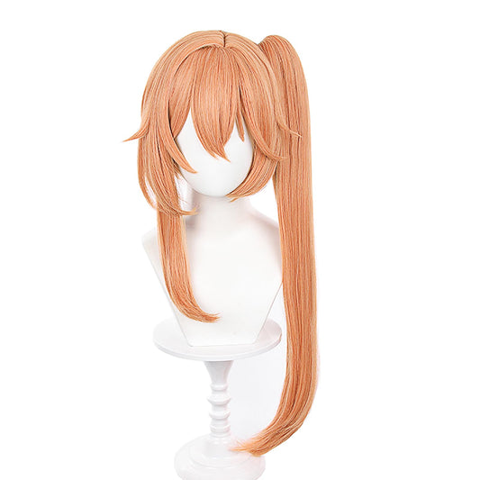 XiongXiongLe Honkai Star Rail Guinaifen Cosplay Wig Long Straight Orange Hair Wigs for Women Girls Cos Anime Game Party Halloween Christmas(Guinaifen)