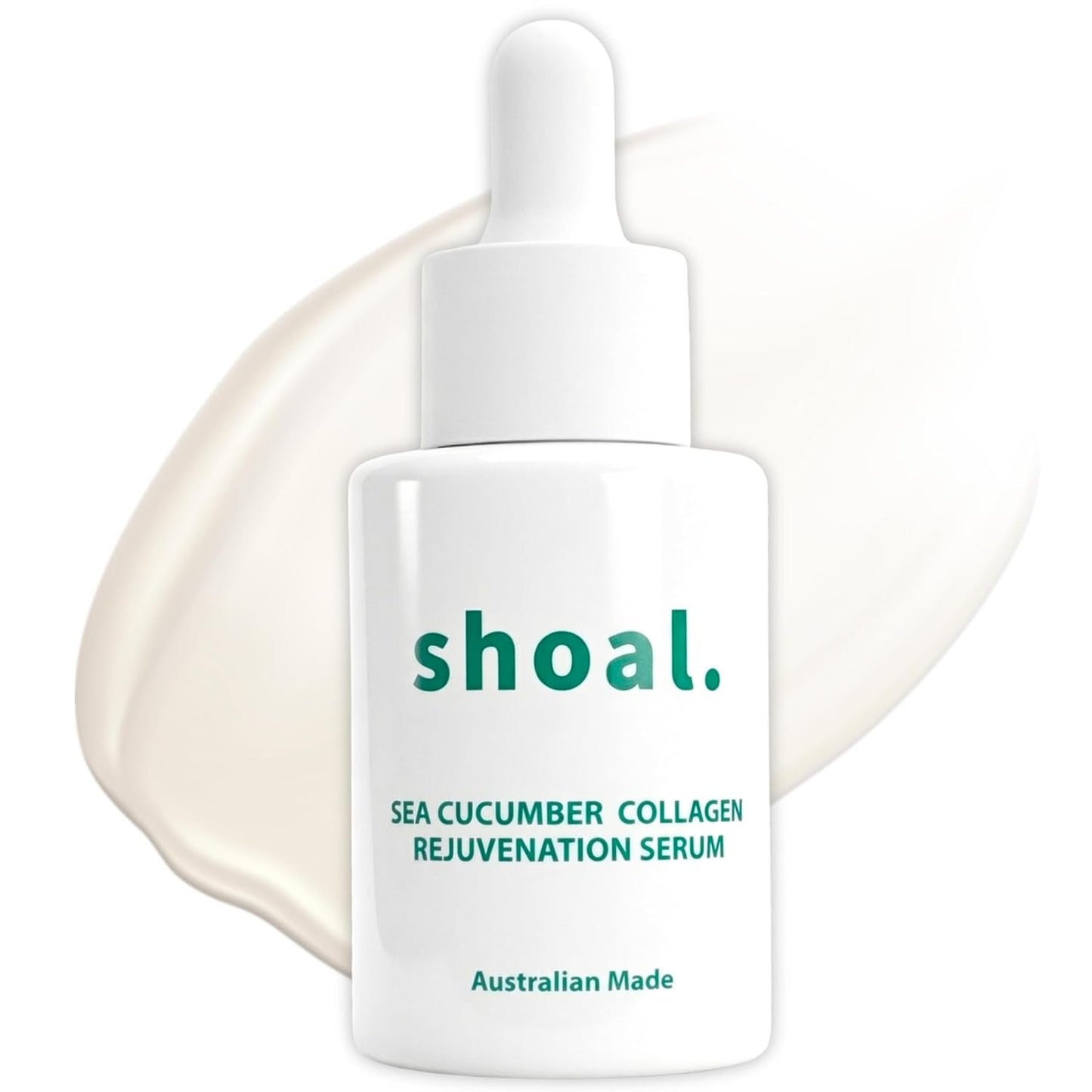 Shoal Sea Cucumber Collagen Serum - Firming & Hydrating Anti-Aging Formula with Peptides & Hyaluronic Acid | 30ml
