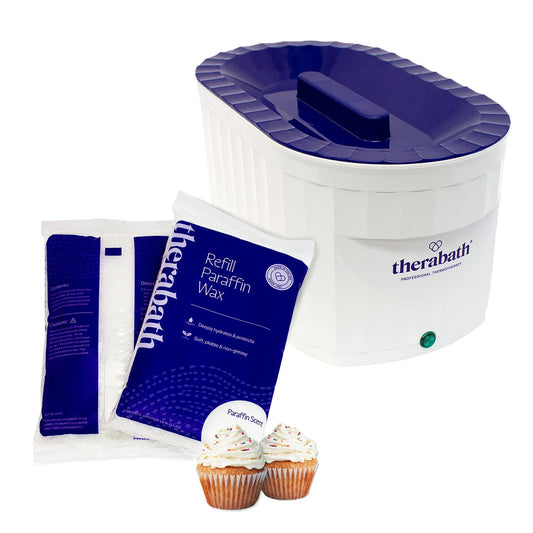 Therabath Professional Thermotherapy TB6 Paraffin Wax Bath - Helps Relieve Arthritis & Muscle Stiffness - Heat Therapy for Hands, Feet, Face & Body - Made in USA - 6 lb. Vanilla Cupcake