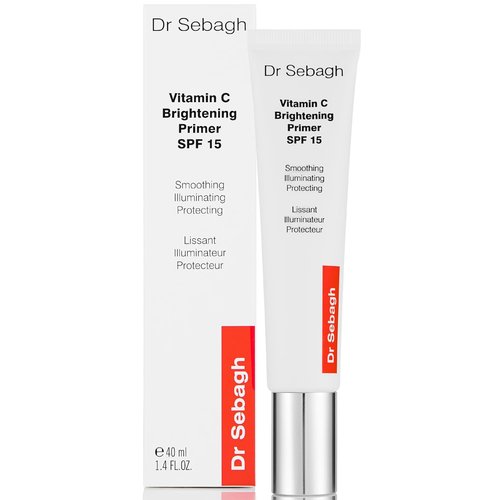 Dr Sebagh Vitamin C Brightening Primer - Illuminating SPF 15 Face Makeup (2.6 fl oz) for Radiant Finish
