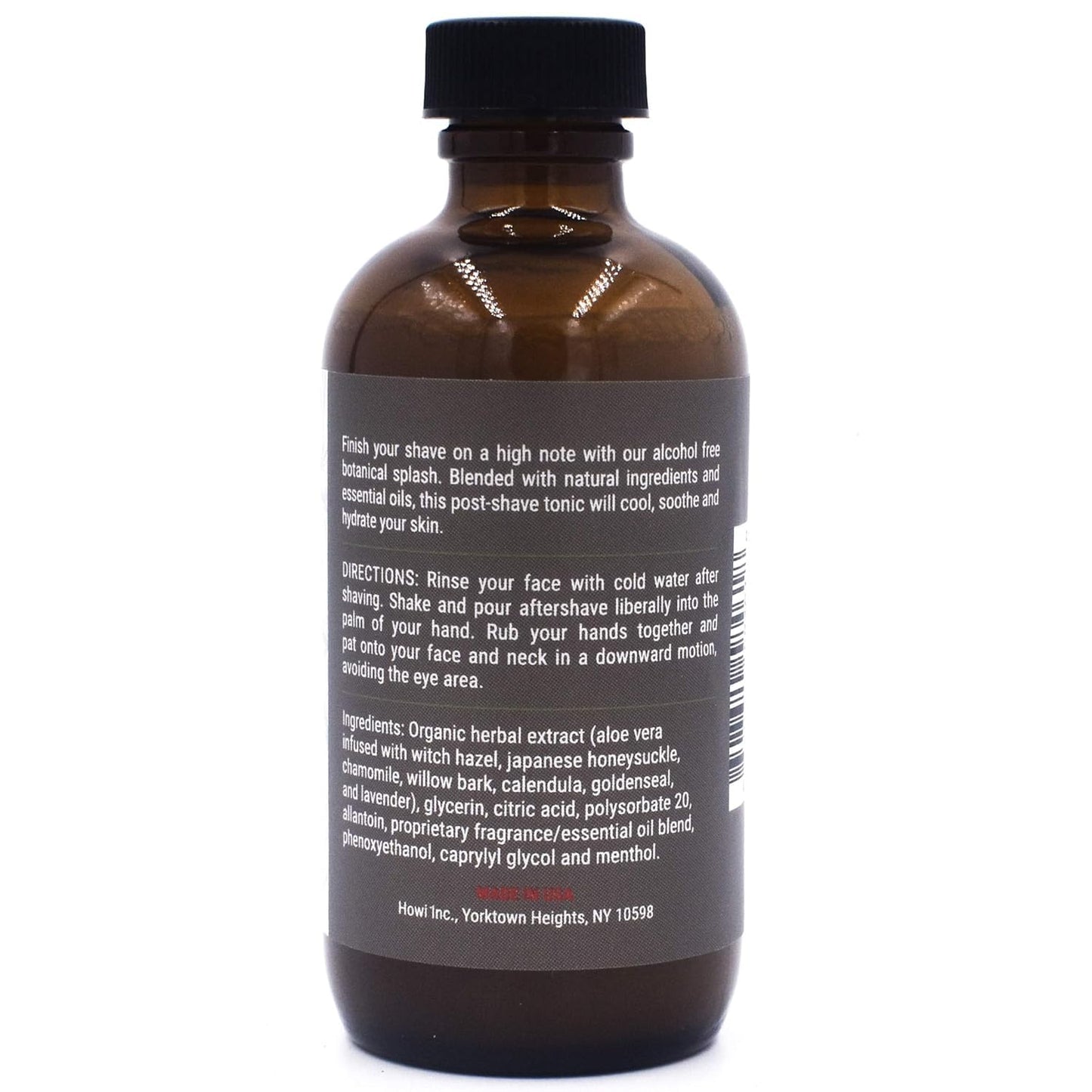 Taconic Shave, Natural Aftershave Splash 4 oz. - Urban Woods - Skin Cooling, Refreshing and Moisturizing After-Shave Liquid Formula with All-Natural Ingredients - Artisan Made in the USA