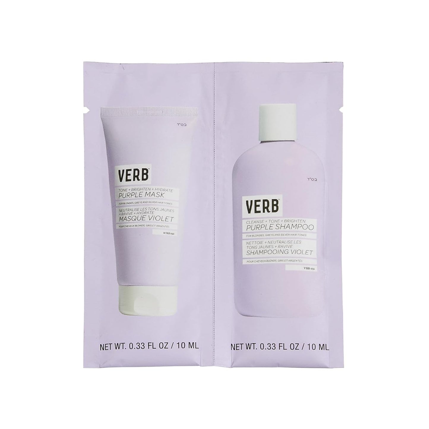 VERB Purple Shampoo - Vegan Toning Shampoo for Blonde, Grey & Silver Hair - Sulfate & Paraben Free