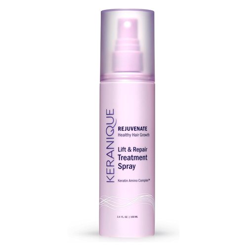 Keranique Lift & Repair Treatment Spray - Keratin Amino Complex for Volume & Split End Repair | 3.4 Oz