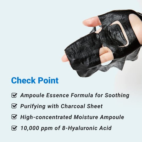 Real Barrier Aqua Soothing Ampoule Face Mask - Hydrating Korean Sheet Mask with Hyaluronic Acid | 10 Pack
