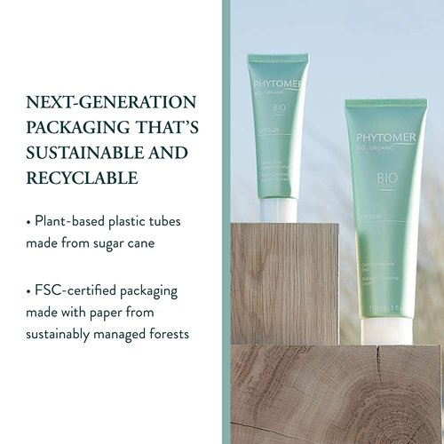 Phytomer Cyfolia Organic Cleansing Cream - All-Natural Facial Cleanser for Radiant Skin | 150 ml