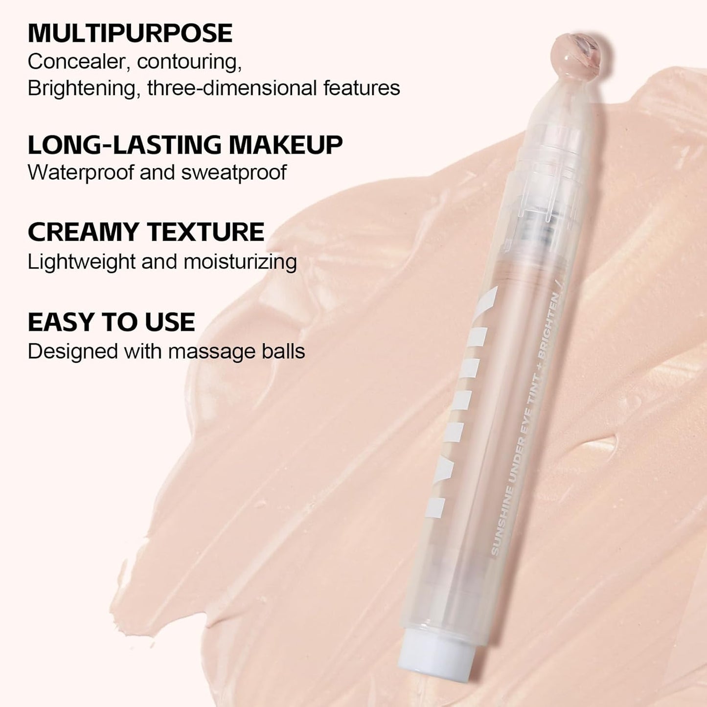 Skiennix Liquid Contour Concealer Stick - Full Coverage for Dark Circles | Lightweight Waterproof Makeup