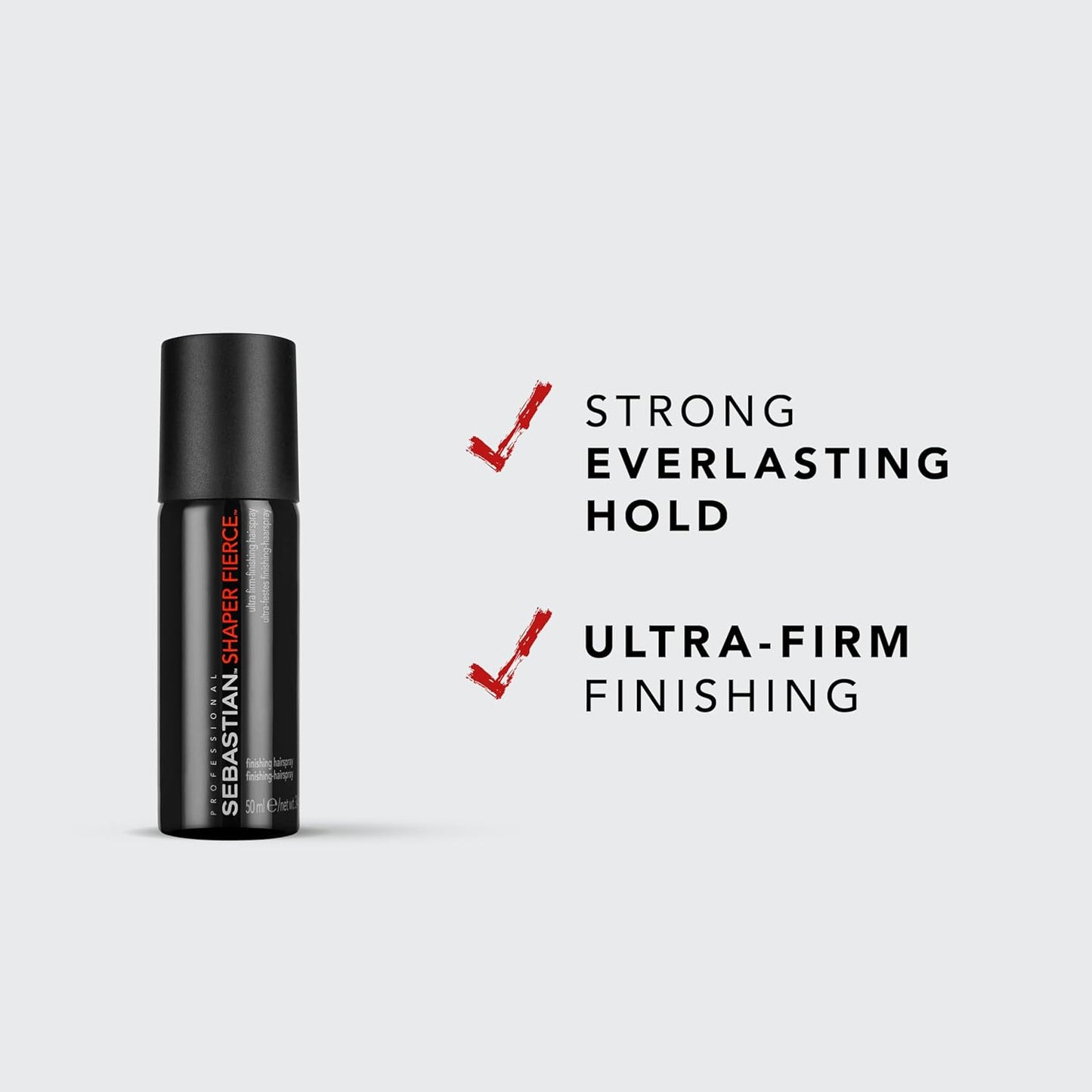 Sebastian Professional Shaper Fierce Hairspray - Ultra-Firm Hold | Humidity Resistant | For All Hair Types