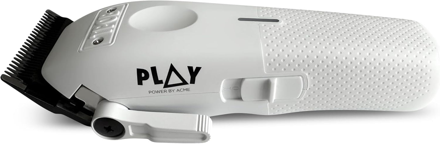 TPOB Mini Play Professional Hair Clippers - Compact Design for Precision Trimming | White