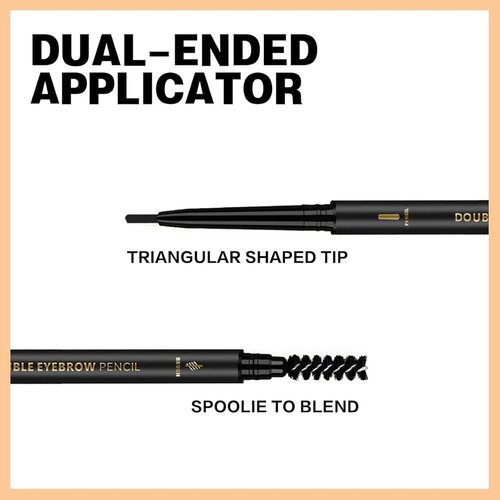 O'CHEAL Eyebrow Pencil - Premium Longwearing Formula with Spoolie Brush | Universal Waterproof Design