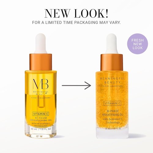 Meaningful Beauty Vitamin C Bi-Phase Brightening Oil - Enhanced Glow with Activated C Technology