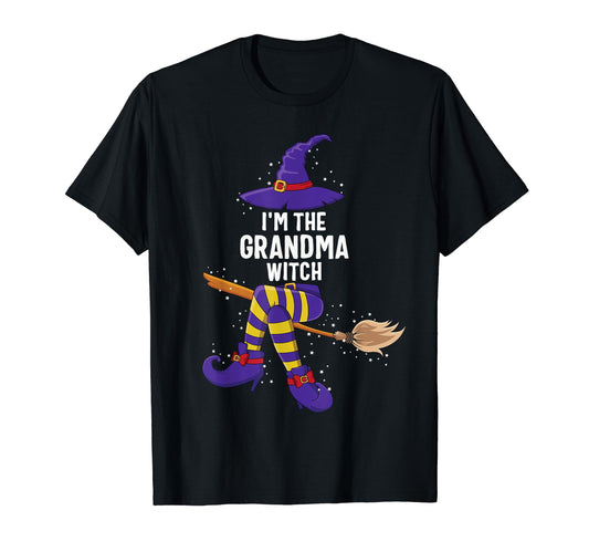 Im the Grandma Witch Shirt Halloween Matching Group Costume T-Shirt