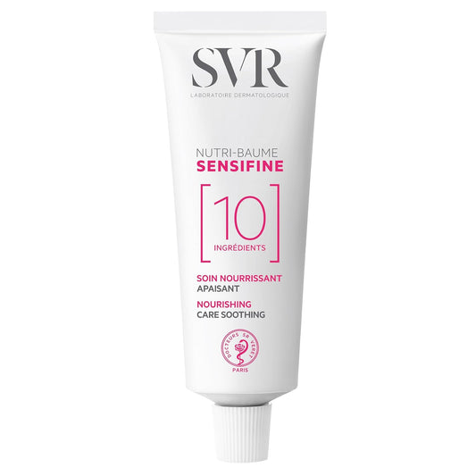 SVR Sensifine Nutri Balm - Nourishing Face Cream With Shea Butter & Squalene | 24hr Soothing Moisturizer for Sensitive Skin, 1.3 Fl. Oz.