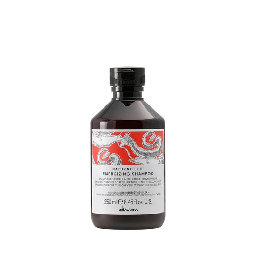 Davines Naturaltech Energizing Shampoo - Stimulating Formula for Thinning Hair & Hair Loss | 8.45 Fl Oz