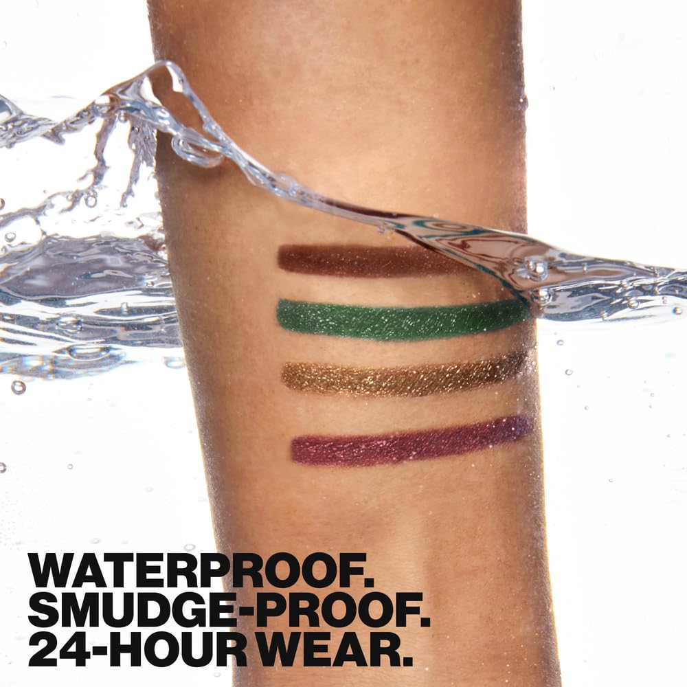Smashbox Metal FX Eye Liner | Long Lasting, Creamy Liner with Metallic Finish + Precision Tip for Smudge-Free 24-Hour Wear
