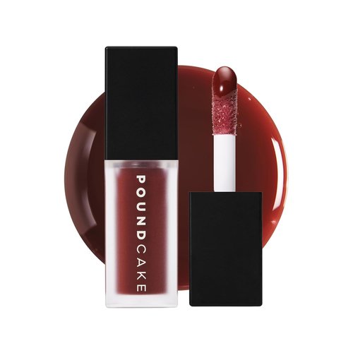 Cake Theory POUND CAKE Lip Tone Equalizing Oil - Hydrating, High-Shine Blurring Formula | 0.23 oz, Purple Brown Tint