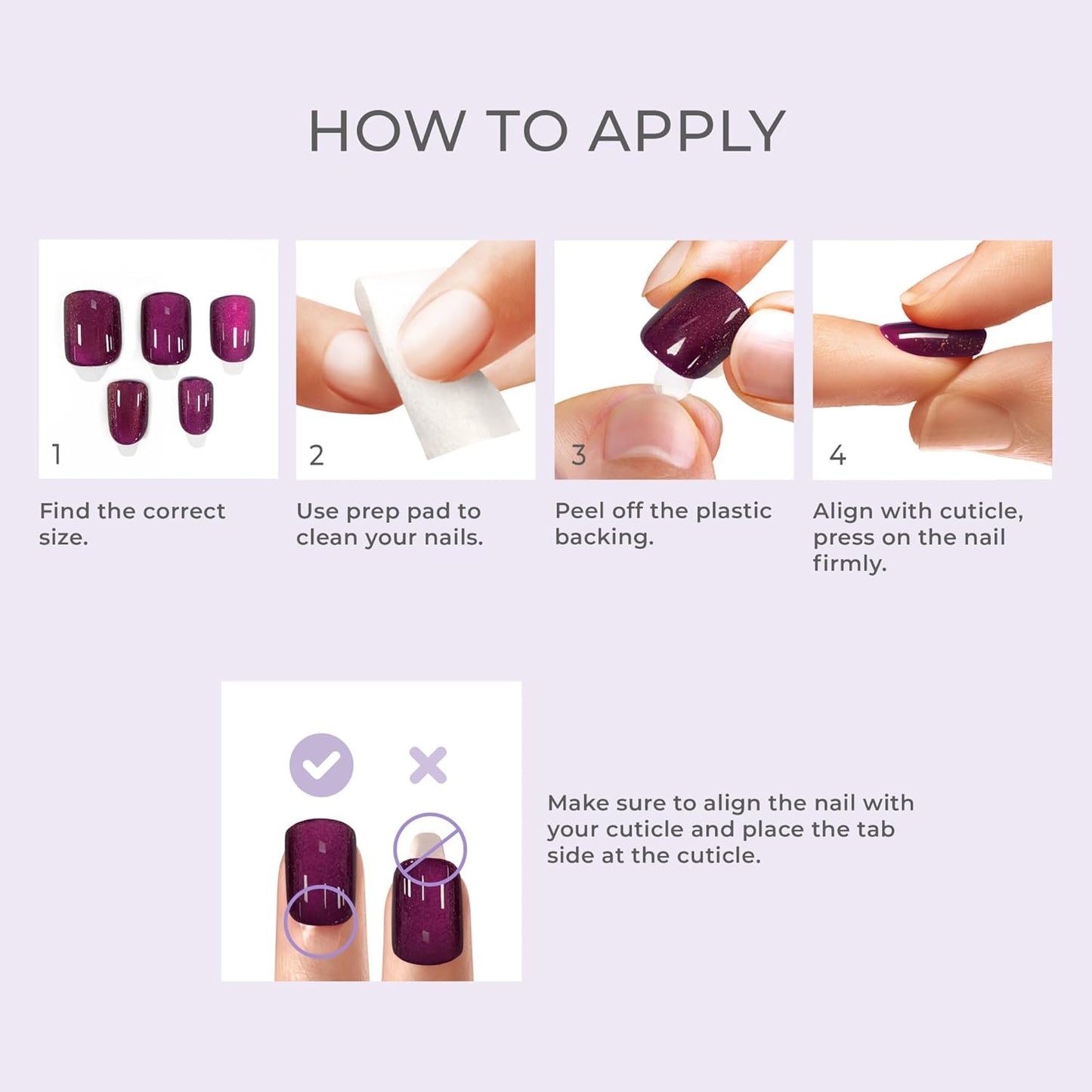 Kiss ColorFX Press On Nails - Adorable Pink Short Oval | Improved Adhesive for Up to 10-Day Hold