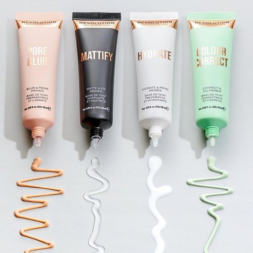 Makeup Revolution Mattify Face Primer - Lightweight Translucent Formula for Smooth Complexion | 0.94 Fl Oz