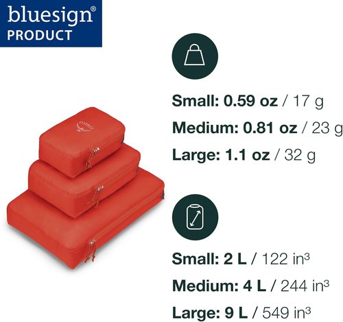Osprey Ultralight Packing Cube - Durable Travel Organizer for Efficient Packing | Compact Size