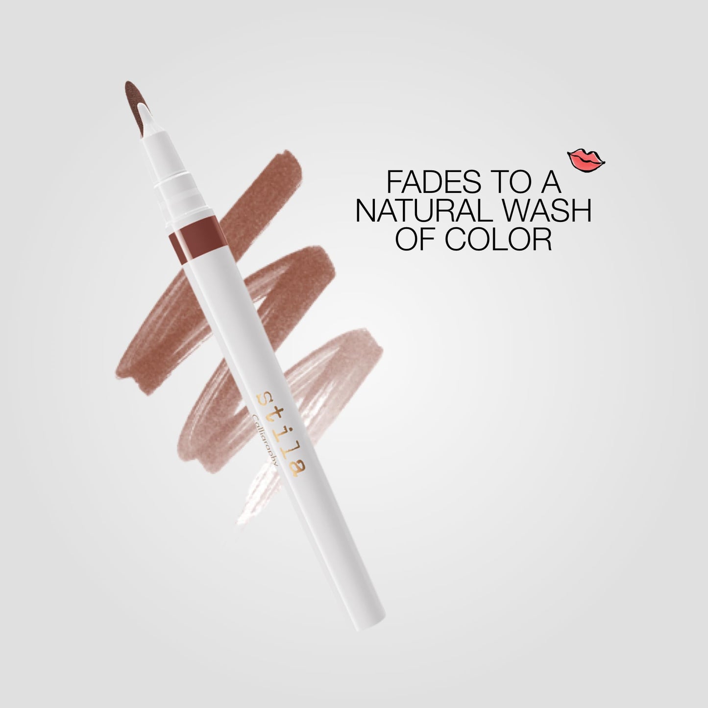 stila Calligraphy Lip Stain Long-Lasting Tint, Moisturizing, Transfer-Proof, Lightweight, Sheer Buildable Color, Fades to a Natural Wash of Color Malala, 22 Fl. Oz.