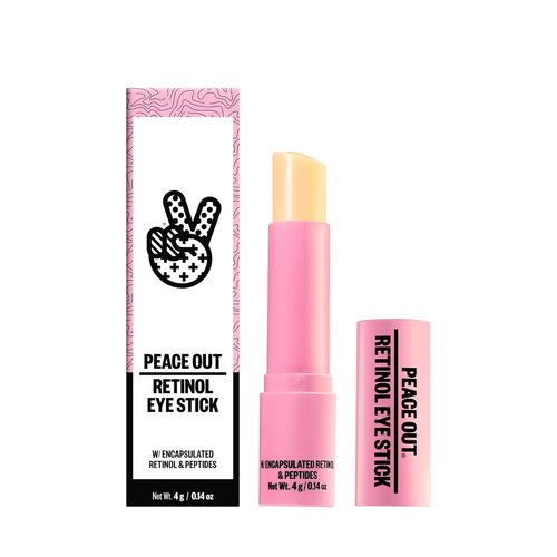 Peace Out Retinol Eye Stick - Hydrating Under Eye Treatment for Fine Lines & Wrinkles | 0.14 oz
