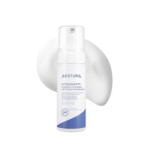 AESTURA ATOBARRIER365 Gentle pH-Balanced Foaming Cleanser - Hydrating Ceramide Formula for Dry Skin | 150ML / 5.07 oz.