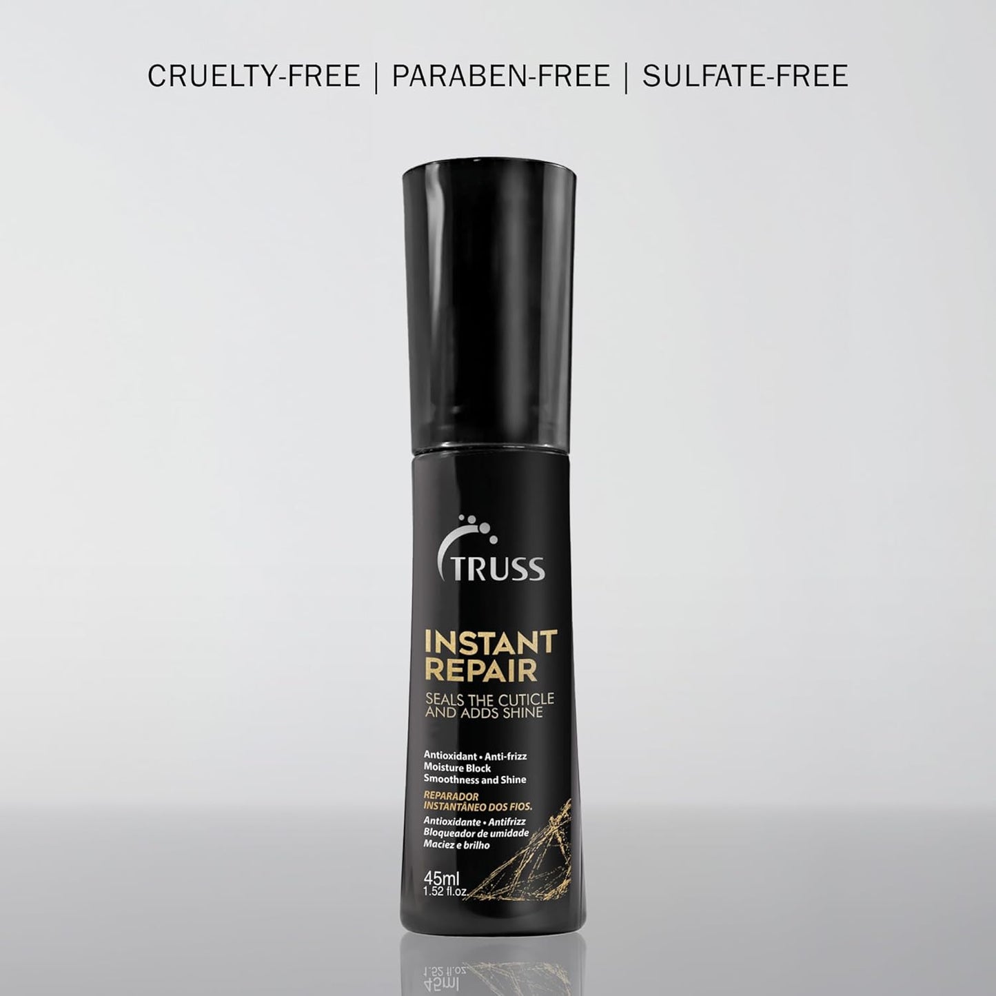 TRUSS Instant Repair Hair Serum - Leave-In Split Ends Sealer & Humidity Blocker - Thermal Protection & Moisture Replenishment (1.52 fl oz)