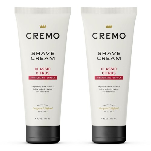 Cremo Shaving Cream - Ultra-Slick Formula for Men | Fights Nicks & Razor Burn - 6 Fl Oz (2 Pack)