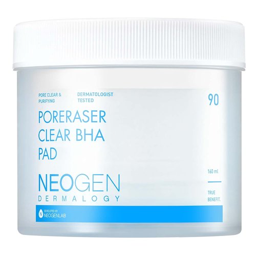 NEOGEN DERMALOGY Poreraser BHA Pads - 90 Count Facial Exfoliant for Blackheads & Enlarged Pores | Sensitive Skin Care