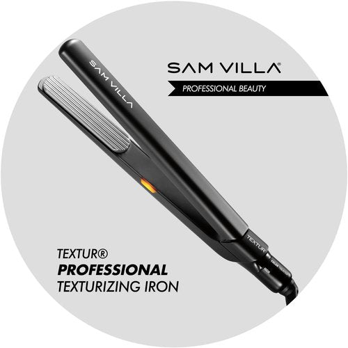 Sam Villa TEXTUR Professional Texturizing Hair Crimper - Precision Heat Control | 1 Count
