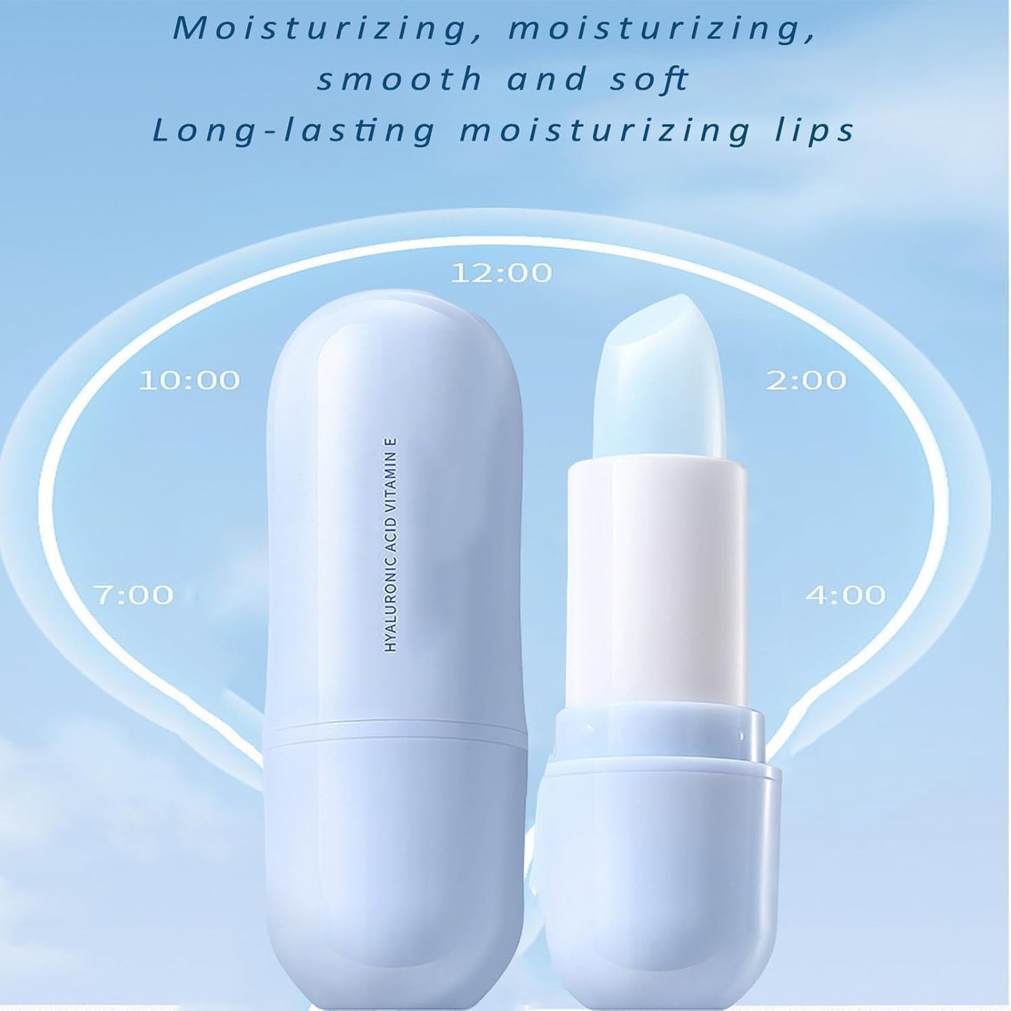 Skiennix Hyaluronic Acid Lip Balm - Hydrating & Soothing Formula | 2 Pack for Soft, Smooth Lips