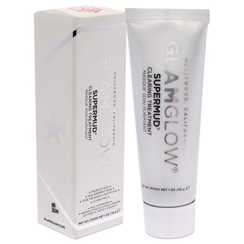 Glamglow Supermud Clearing Treatment - Deep Cleansing Face Mask for Women | 1 oz