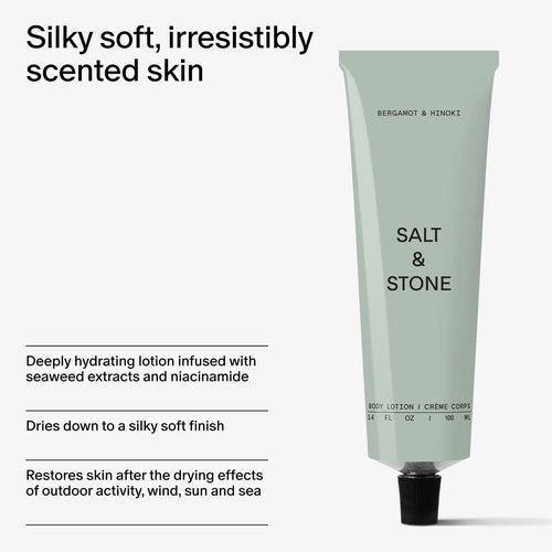 Salt & Stone Body Mist + Hand Cream Bundle | Bergamot & Hinoki