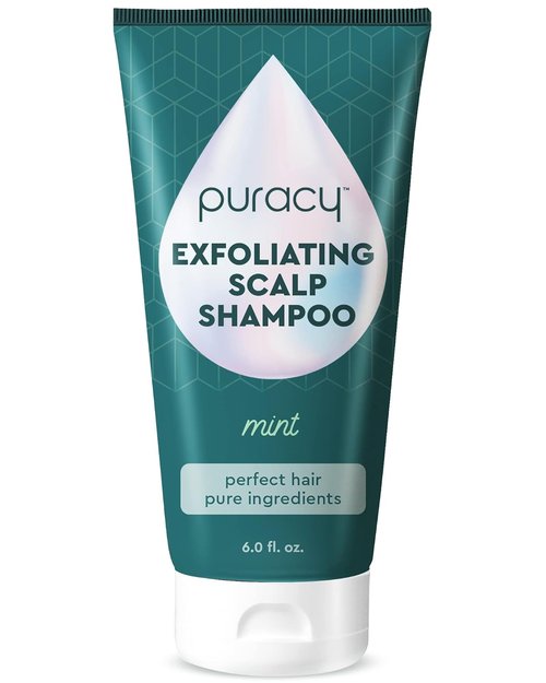 Puracy Scalp Scrub - 99.96% Natural Exfoliator for Dry & Itchy Scalp | Refreshing Mint Formula