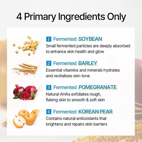 Mixsoon Bean Essence Exfoliating AHA Moisturizer - Hydrating Fermented Bean Extract for Smooth Skin | 50ml