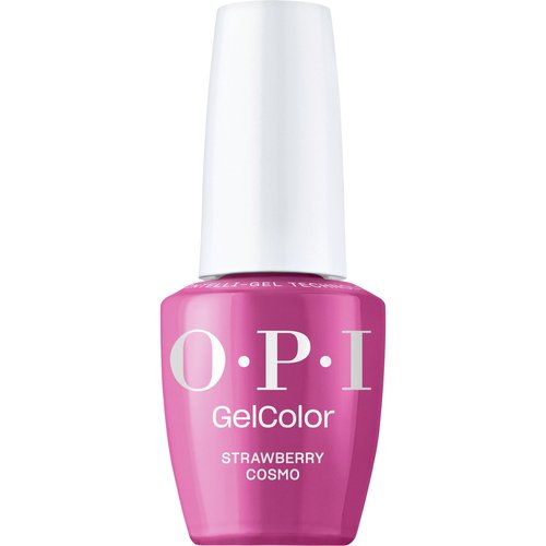 OPI GelColor Strawberry Cosmo | Opaque Medium Warm Pink Crème LED Cure Gel Nail Polish | Salon-Quality Shine, Long-Lasting Wear | 0.5 Fl Oz | The New OPIcons Collection | Spring 2026