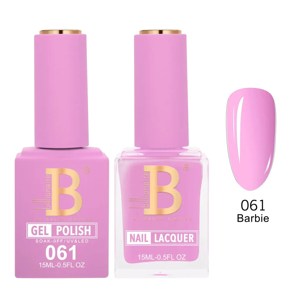 Matching Gel & Lacquer Nail Polish Duo Set - Multiple Colors