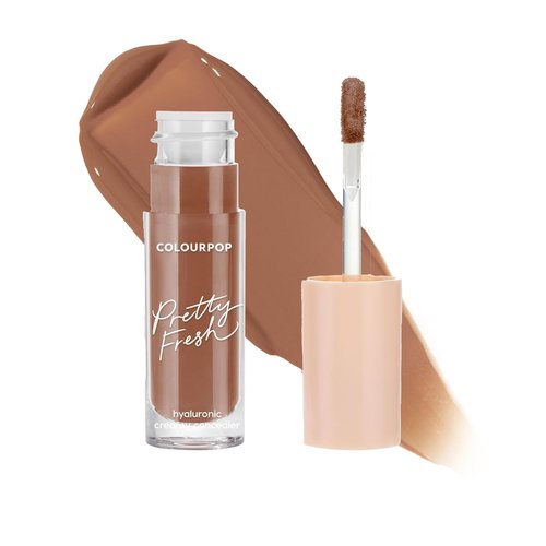 ColourPop Pretty Fresh Creamy Concealer - Full Coverage with Natural Finish - Hydrating Formula with Hyaluronic Acid & Coconut Water - Dark 170N (0.3 oz)