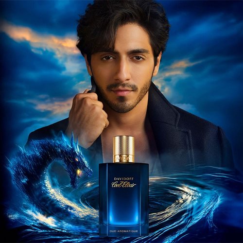 Davidoff Cool Elixir Parfum Intense - Woody Men's Cologne with Rose Oxide & Oud Accord - Long Lasting Fragrance