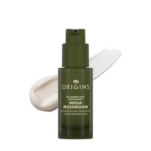 Origins Mega-Mushroom Restorative Serum - Visibly Reduces Redness & Strengthens Skin Barrier | 1 Fl Oz