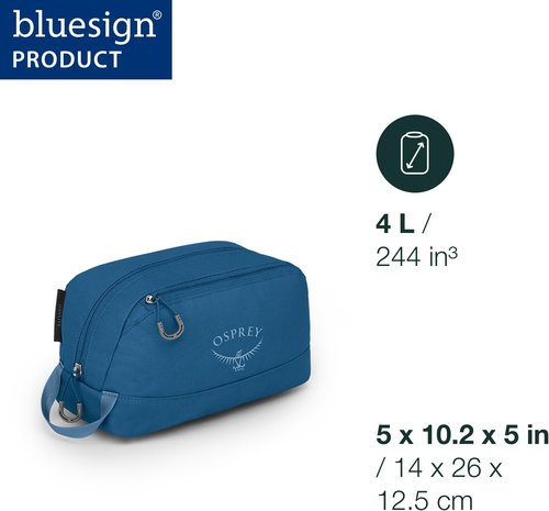Osprey Daylite Toiletry Kit - Compact Travel Organizer with Multiple Compartments | Durable & Lightweight