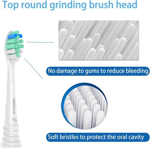 Philips Sonicare Toothbrush Replacement Heads - 8 Pack for Superior Oral Care