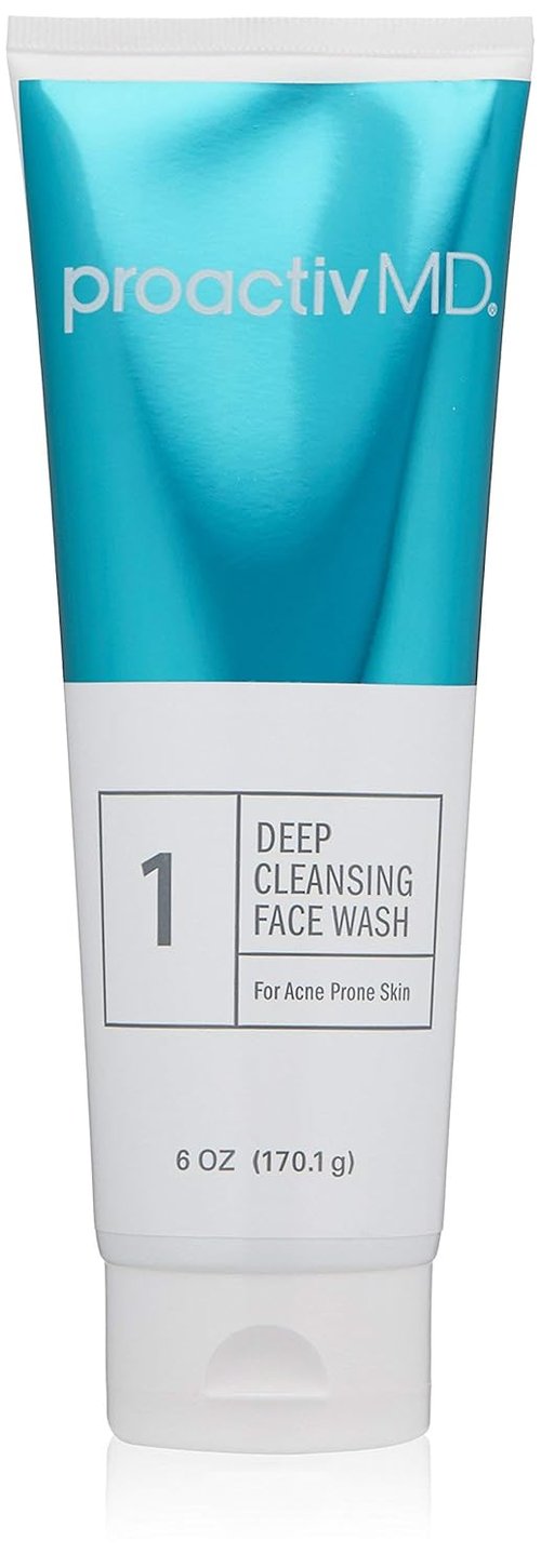 Proactiv MD Exfoliating Face Wash - Gentle Hydrating Cleanser & Acne Treatment for Sensitive Skin | 6 Oz Clear Unscented