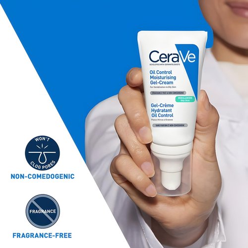 CeraVe Oil Control Moisturizing Gel-Cream - Face Moisturizer for Oily Skin with Niacinamide & Hyaluronic Acid
