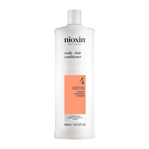 Nioxin System 4 Conditioner - Thickening Formula for Colored & Damaged Hair | Nourishes & Boosts Density