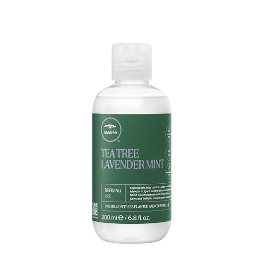 Skiennix Tea Tree Lavender Mint Defining Gel - Lightweight Frizz Control for Coarse, Curly Hair