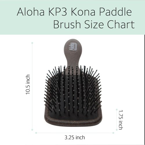 KP3 Kona Paddle Brush - Professional Styling Tool for Smooth, Sleek Hair