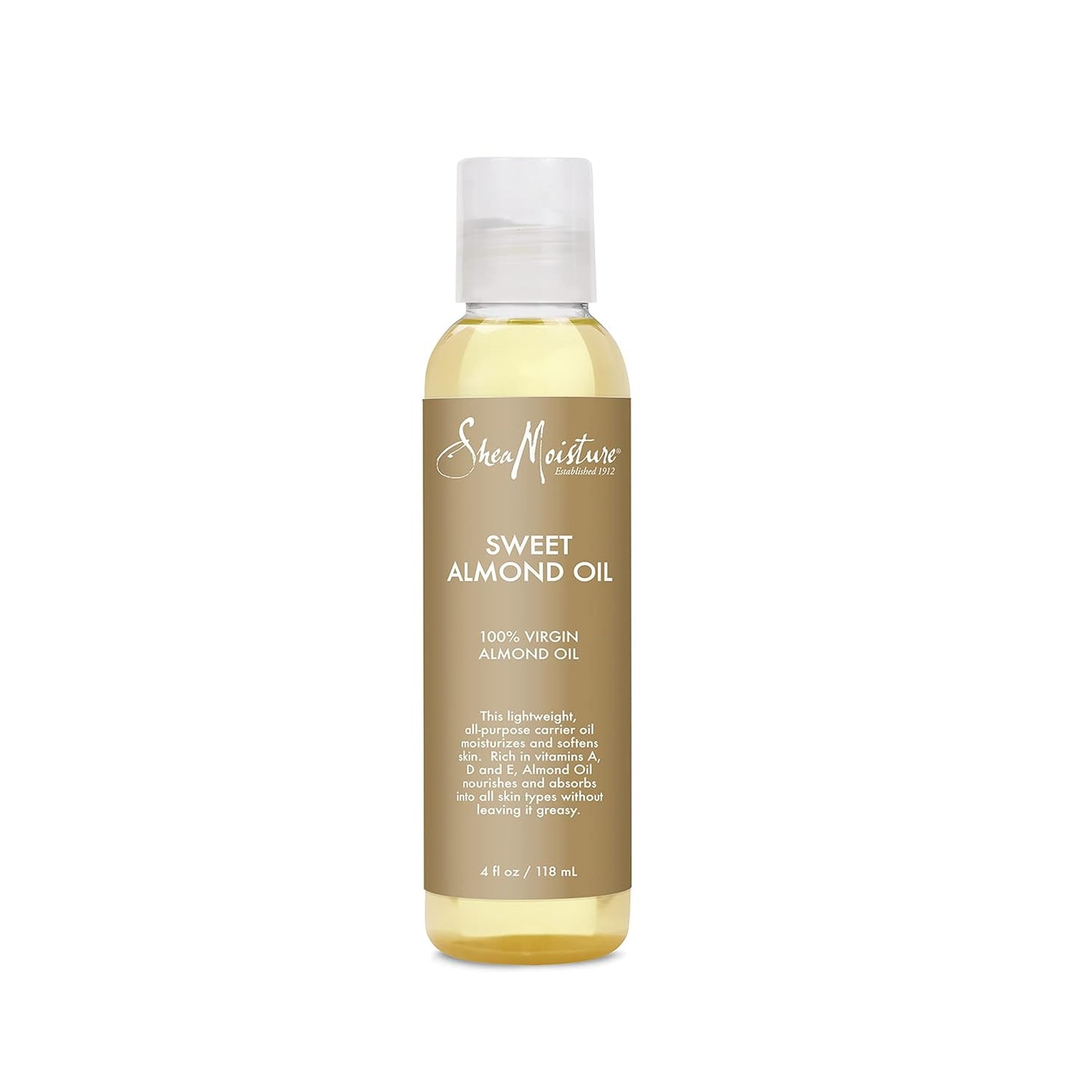 SheaMoisture Body Oil - Nourishing Sweet Almond Oil for Dry Skin | 4 oz Cruelty-Free
