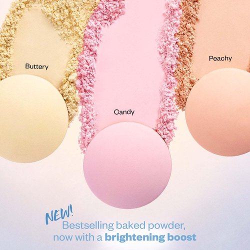Kosas Cloud Set Brightening Baked Powder - Talc-Free Under Eye Setting Powder, Soft Focus Finish, Candy